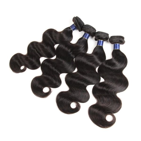 Peruvian Indian Remy Hair Weaves Body Wave 5 Remy Hair Bundles Wet