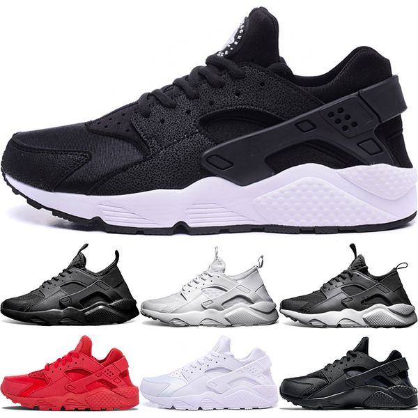 

air huarache 4 iv 1 men women running shoes ultra triple black white red oreo huaraches designer trainers sport sneaker size 36-45