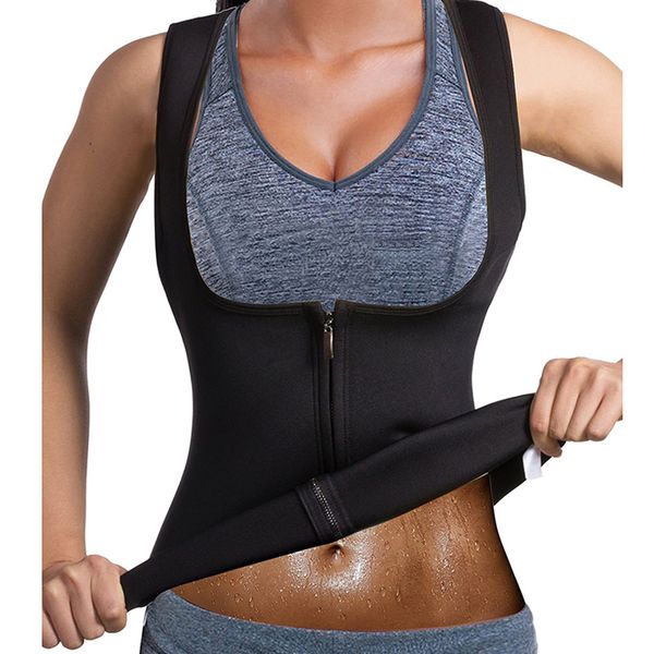 Damen Neopren Taille Trainer Weste Shaper Shapewear Abnehmen Gürtel Body DE