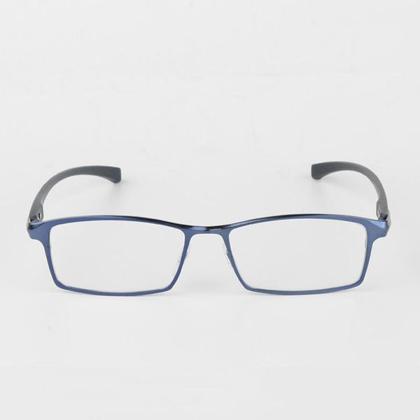 

eyewear titanium glasses frame eyeglasses frames men computer optical clear reading spetacle lens for male prescription glasses, Silver