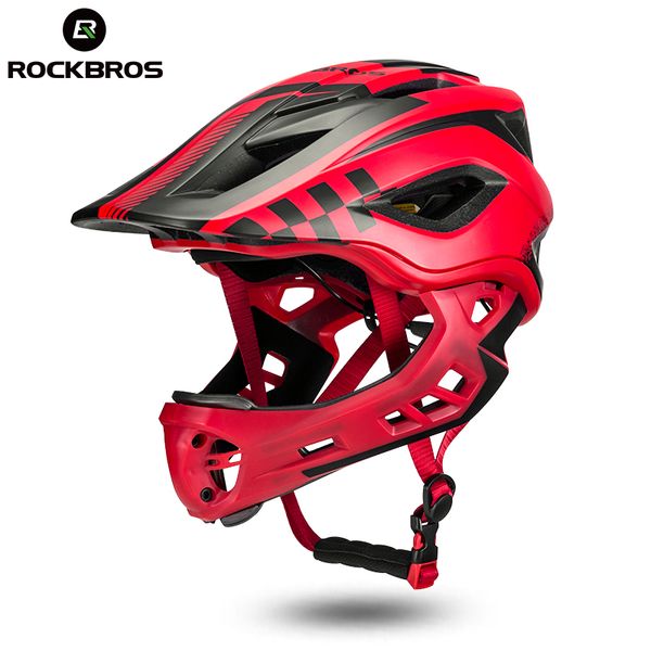

rockbros 2 in 1 bike cycling helmets child helmets eps parallel bicycle car motorcycle full covered children sport safety hats