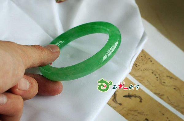 

natural burma jade bracelet full of green jade bracelets bangle bracelet children's emerald flawless round hand bracel, Golden;silver
