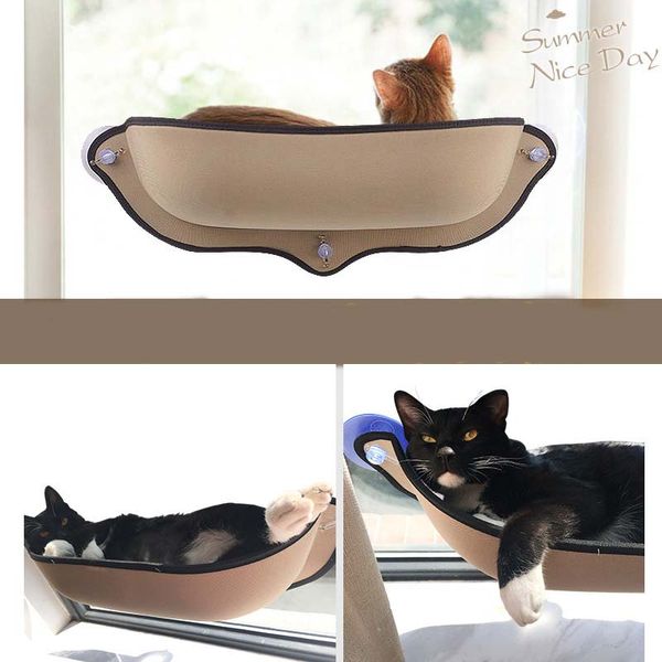 2019 Hot Sale Cat Hammock Bed Mount Window Pod Lounger Suction Cups Warm Bed For Pet Cat Rest House Soft And Comfortable Ferret Cage From