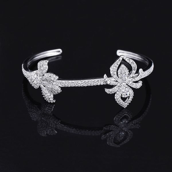 

xiumeiyizu fashion gold color vintage opening cuff bracelet bangle beautiful jewelry for women wedding party gift, Black