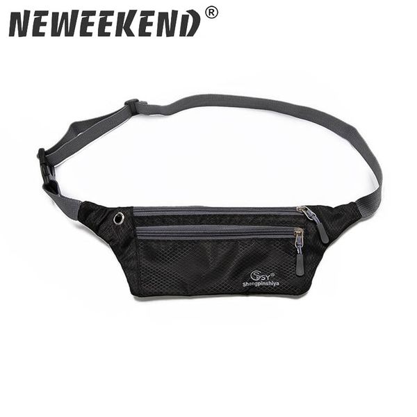 

neweekend thinkthendo women men waist belt pack bag pouch nylon belt bags casual multi-function traveling new 810#