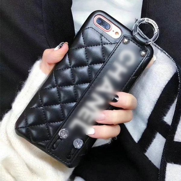 

English alphabet pattern phone case shell for iPhone 7 X 6 plus iPhone7 6S 6plus hard back cover with wristband For iPhoneX 8 8plus