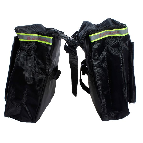 

new arrival 18l waterproof bicycle rear seat trunk bag 600d polyste outdoor bike saddle panniers bag touring black