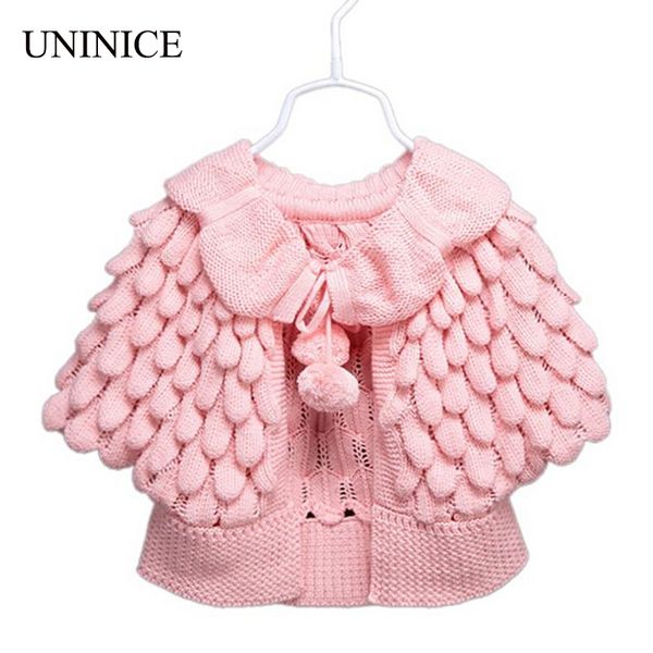 

baby girl clothes 2017 new girl cardigan children clothes cute batwing sleeve pineapple knitting wool sweater coat girls sweater, Blue