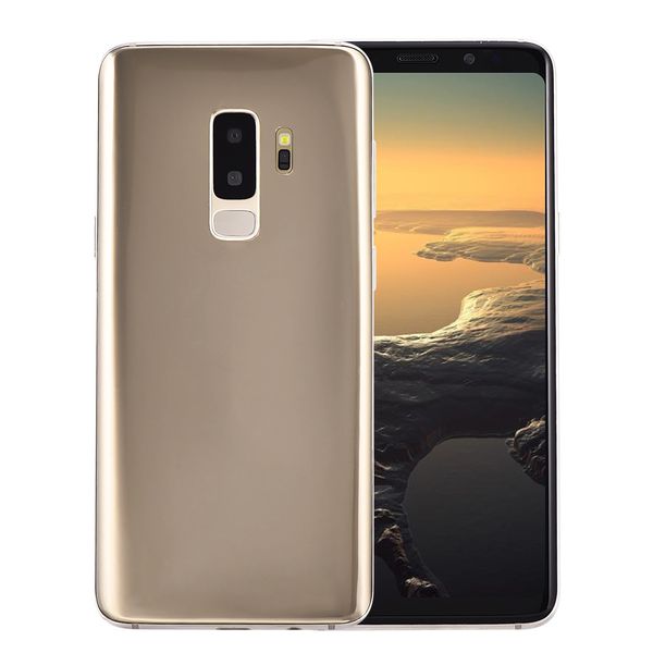 

midnight green goophone 11 pro 5.8 inch all screen hd android 3g wcdma 1gb 16gb quad core mtk6580 3 cameras stainless steel glass smartphone