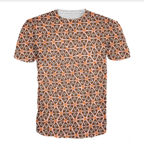 

new arrival men/women trippy design famous emoji 3d printed t-shirt summe style fashion casual t-shirt s-xxxxxxxl u538, White;black