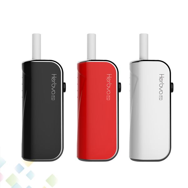 

Original Airistech Herbva TC Starter Kit Airis Box Vape Mod 1200mAh Battery With Ceramic Coil Portable Kits 3 Colors Ecig DHL Free