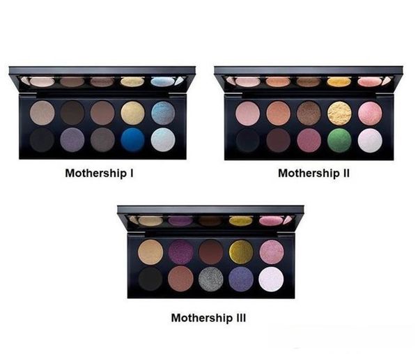 

pat mcgrath labs mothership i ii & iii eyeshadow palette 10 shades subliminal sublime subversivelong-lasting eye shadow
