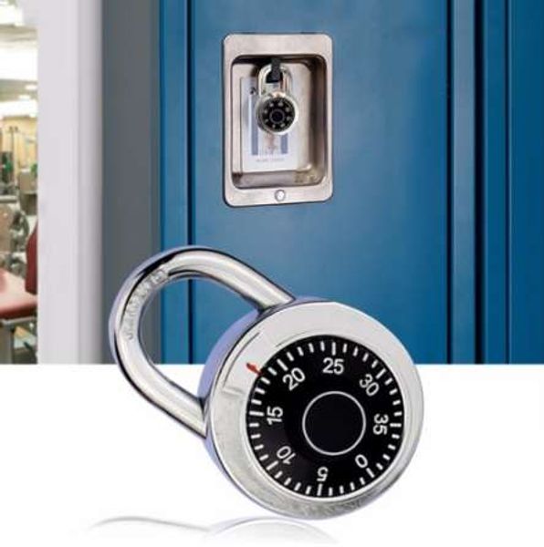 

rotary padlock digit combination code lock safe round dial number luggage suitcase security bicycle suitcase drawer cabinet