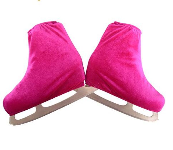 

child velvet ice skating figure skating shoes cover blade cover solid rollar skate shoes accessories athletic