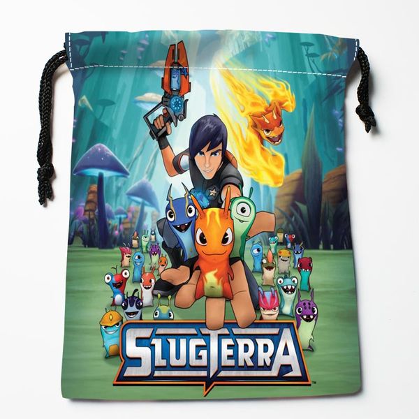 

new arrive slugterra drawstring bags custom storage bags storage printed gift more size 27x35cm diy your picture