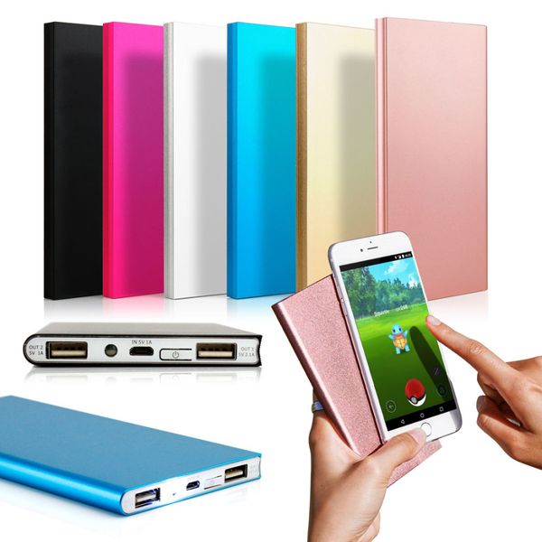 

new ultra thin 20000mah portable external battery charger power bank for iphone cell phone high quality