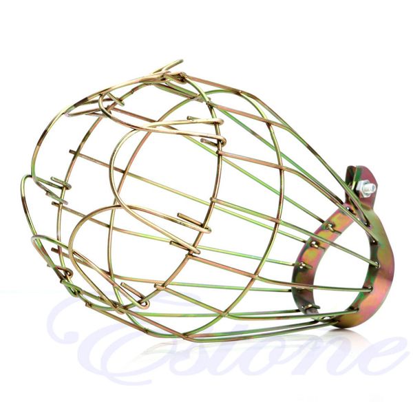 

new industrial retro iron wire guards bulb clamp metal lamp cage trouble light yf