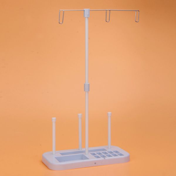 

embroidery thread 3 spool holder stand rack sewing quilting for home sewing machine diy tools accessories, Black