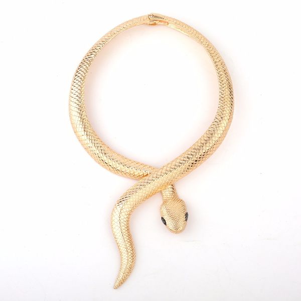 

personality color color / silver snake alloy necklace