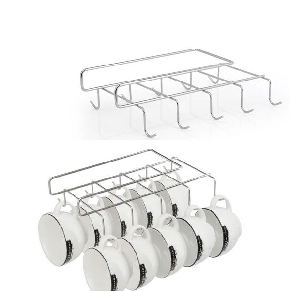 2019 Mug Hooks Coffee Cup Hook Kitchen Storage Rack Cupboard