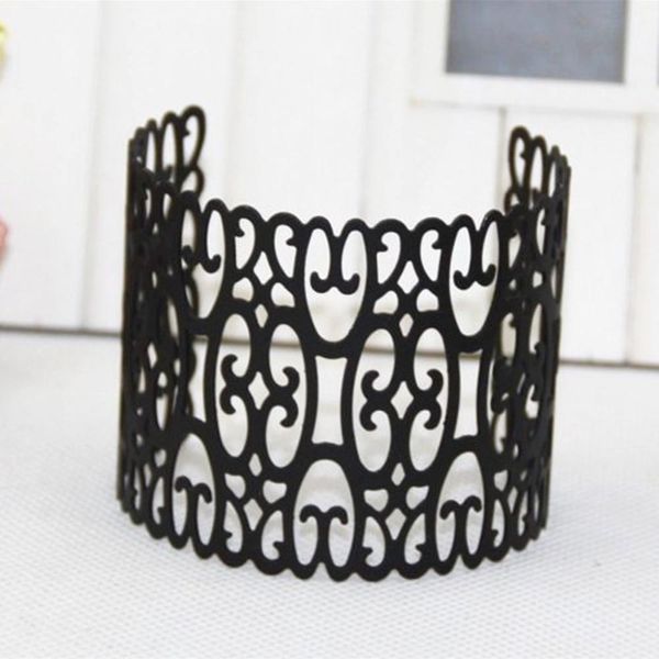 

fashion bracelets for women 2018 new exaggerated personality bracelets bangles wide open mouth armband bangle men jewelry gift, Black