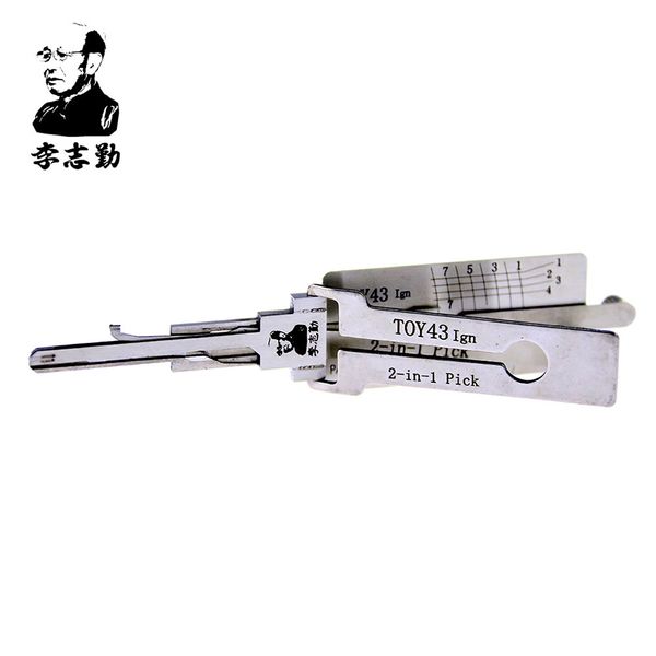 

Mr. Li's Original Lishi TOY43 (Ignition) 2in1 Decoder and Pick - Best Automotive Locks Unlock Tools on the Market