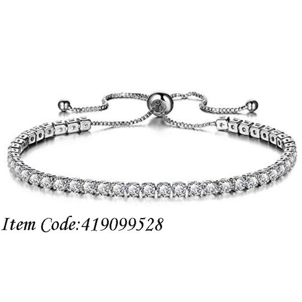 

Роскошный бренд Pandora стиль теннисный браслет регулируемый для женщин AAA класса ци
