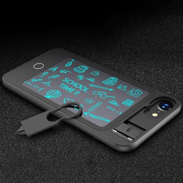 

with writing board phone case for iphone x phone case painting digital drawing board cover full silicone bumper mobile case