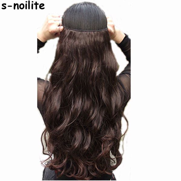 S Noilite 18 28 Long Clip In Ins Hair Extensions Synthetic 100