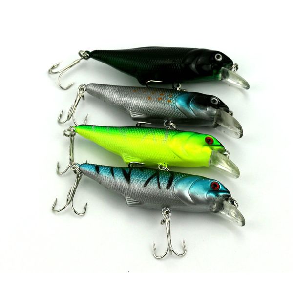 

4pcs fishing lures ater kit set 12.8g minnow vib lure ,swimbait crankbait fishing 9cmfor saltwater freshwater bass trout walleye salm