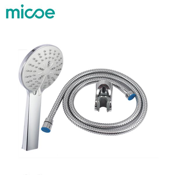 

micoe shower head hand-held rain 5 function abs shower bathroom accessories pressurized water-saving faucet