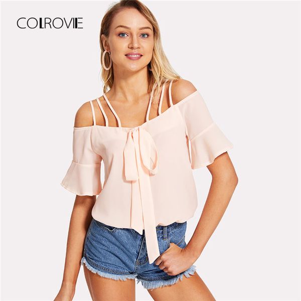 blusas de tiras 2018