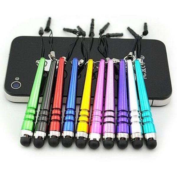 Baseball Touch Pen Capacitive Stylus Stylus Touch Caneta com plugue à prova de poeira para ipad mini iPhone samsung galaxy s5 tablet pc