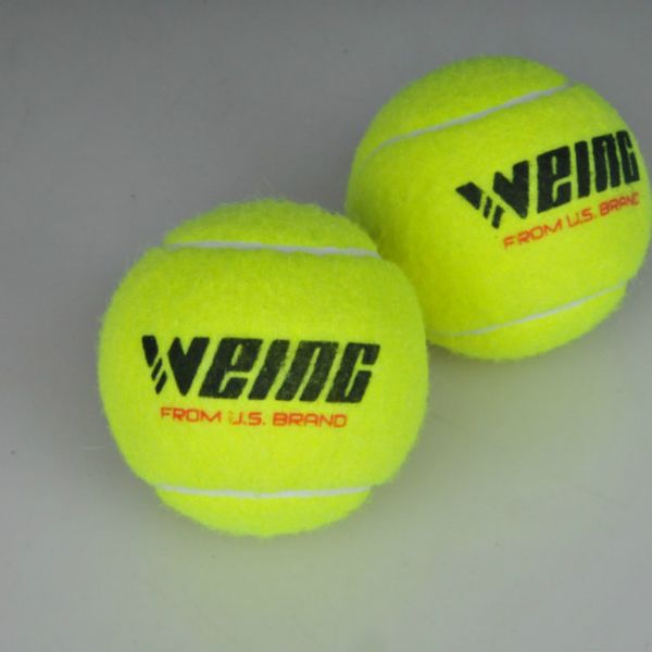 

weing quality tennis training 100 % synthetic fibre rubber professional competition standard ten ball sales