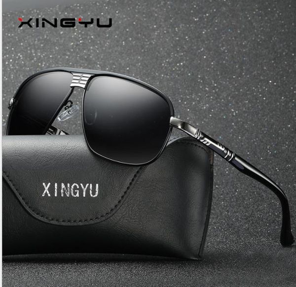 

new men's polarized sunglasses, classic sunglasses, fishing driving glasses, blue film, toads, White;black