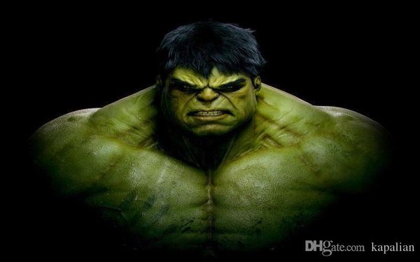 

Free Shipping The Incredible Hulk Hero Of Marvel Comics High Quality Art Posters Print Photo paper 16 24 36 47 inches