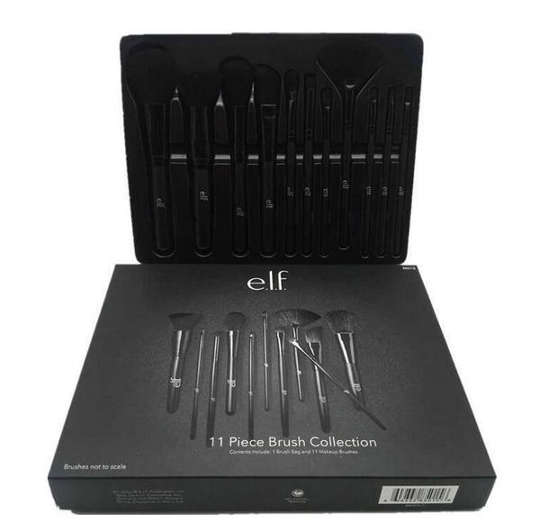 

11pcs 8pcs ELF Makeup Brushes Set Face Cream Power Foundation Brushes Multipurpose Beauty Cosmetic Tool Brushes Set with Box