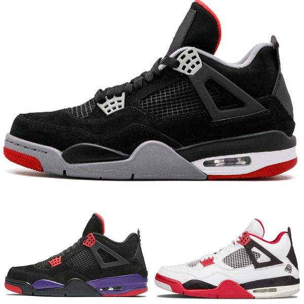 

4 4s Basketball Shoes online men Pure Money Royalty Cement Raptors Black cat Bred Fire Red mens trainers Sports Sneakers sale discount shoes