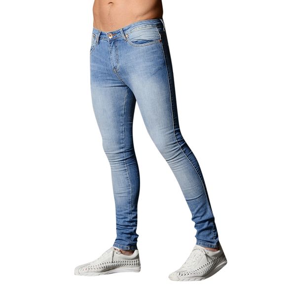 

new men's casual autumn denim cotton zipper string work trousers jeans pants wholesale and drop shipping, Black