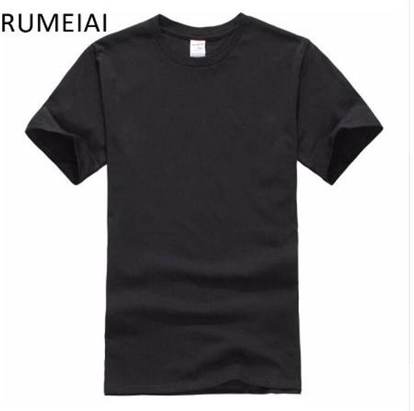 

new solid color t shirt mens black and white 100% cotton t-shirts summer skateboard tee boy hip hop tshirt, White;black