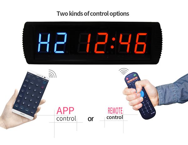 

ganxin]3 inch gym garage timer cross fit interval training timer wall timer with ir remote control