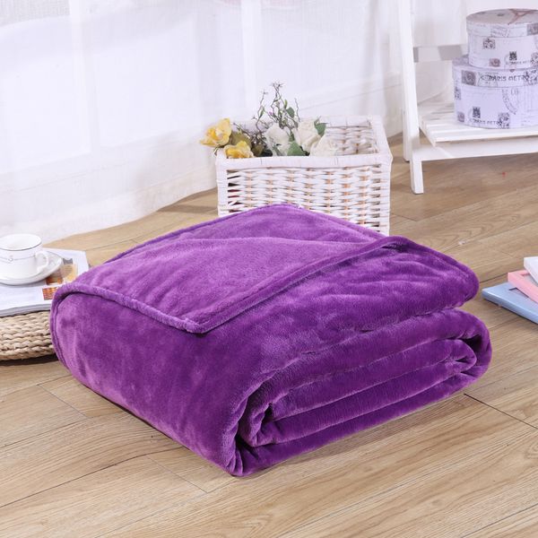 

flannel blanket coral fleece fabric 16 styles rectangle blanket 6 size soft blankets purple,blue,brown,red,orange,pink blankets