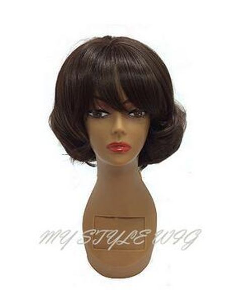 

signature synthetic full wig - blossom, Black;brown