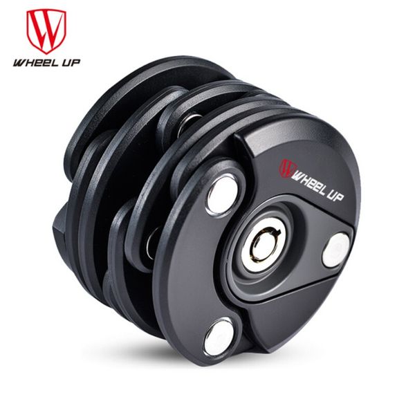 

wheel up new type bike anti theft chain lock foldable mini cycling folding lock security steel cycling hamburg-lock bicycle