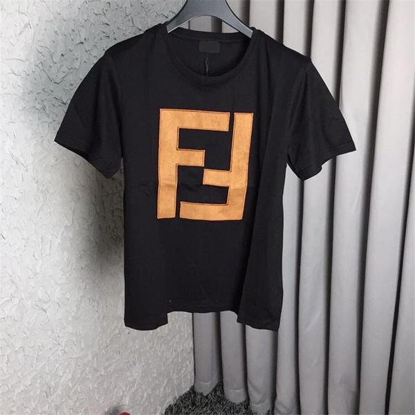 

mens designer shirt summer brand t shirts men and women short sleeve shirt clothing letter printed crew neck designer tees, White;black