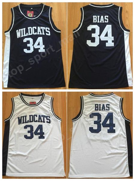 

high 34 bias wildcats трикотажные изделия для мужчин. средняя школа. черный баскетбол, Black;red