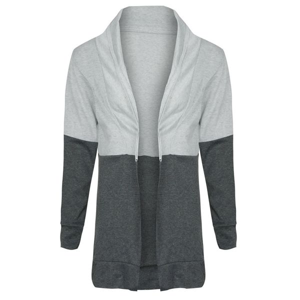

2018 women female clothes long sleeve winter spling color open front cardigan blouse coat female pullover roupas feminina, White;black