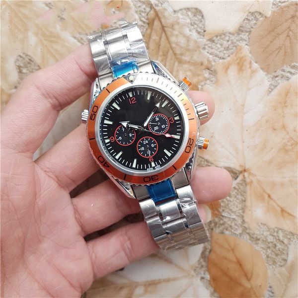 

Wholesale Rubber/Leather/Steel Strap Fashion Men Sport Wrist Watch All Dial Work Automatic Movement Time Clock Watch
