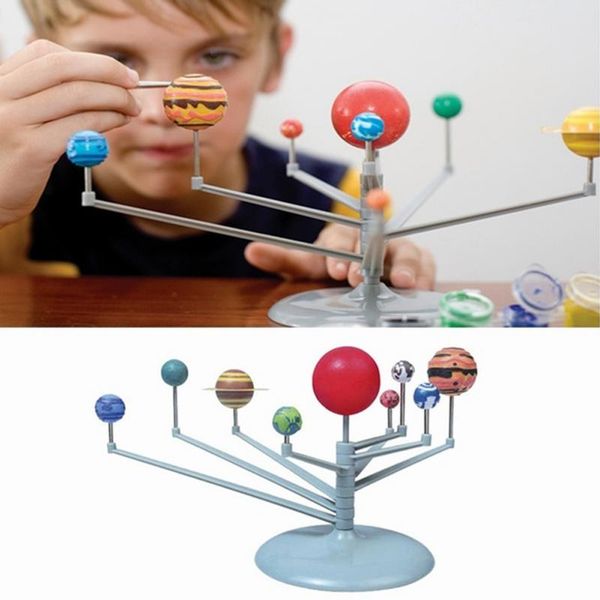 2019 Planetary Diy Toys Nine Planetary Models Puzzle Assemble The Solar System Planets Childrens Toy Sets From Luckyno 2835 Dhgatecom