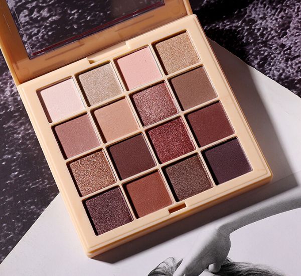 

xixi eye shadow pad 16 colors champagne color milk color shimmer matte natural ing